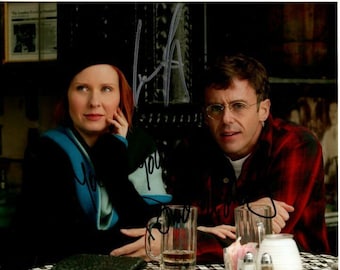 David Eigenberg and Cynthia Nixon signed autographed 8x10 sex and the city photo
