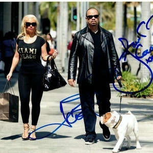 Ice T and Coco Austin signed autographed 8x10 photo