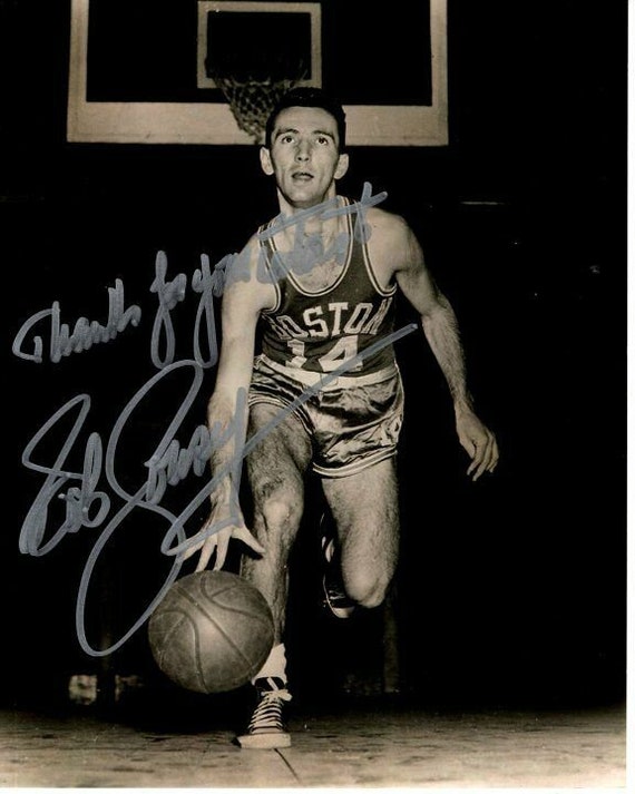 Bob Cousy signed autographed nba basketball boston celtics 8x10 photo