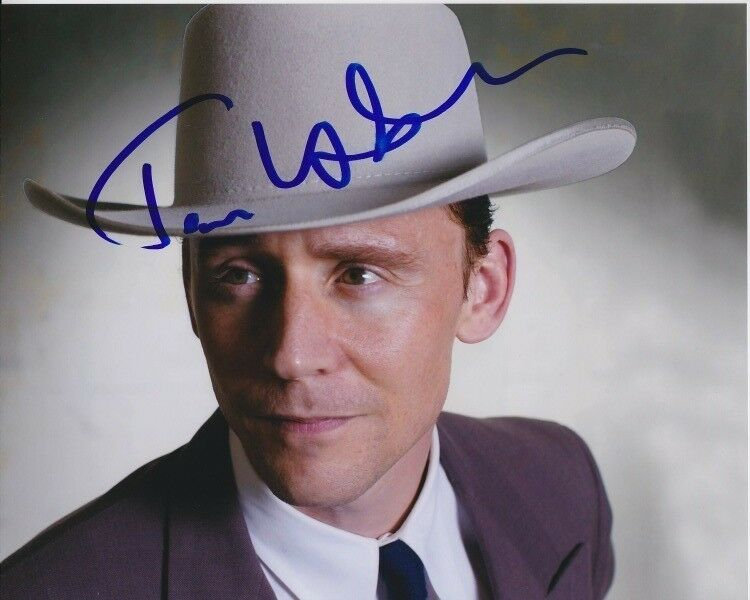 Tom Hiddleston Signed Autographed 8x10 I Saw the Light Hank