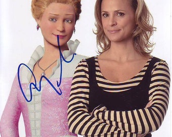 Amy Sedaris signed autographed shrek the third cinderella 8x10 photo