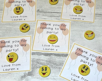 Children's Party Favour, Thank You for Coming to My Party Gift, Kids Party Favour Gift, Child's Party Present, Smile Rubber, Goodie Bag Gift
