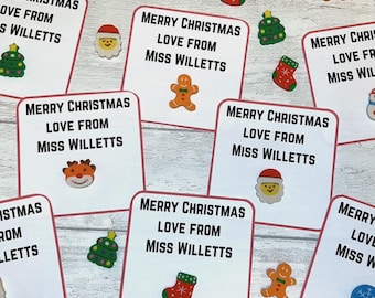 Personalised Christmas Gift for Class, Teacher Gift for Students, Children Present from Teacher, School Class Gift, Pupil Token Gift