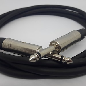 Guitar Jack durable TS Cable (asymmetrical/unbalanced)