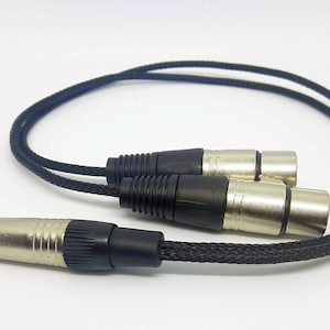Handmade XLR to TRS Braided Audio Cable - Unbalanced Patch Cable