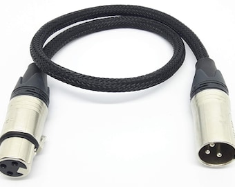 yan 4X 3pin XLR Female to 1/4 6.35mm Stereo Male Plug Audio Cable Mic Adapter yan 4X 3pin XLR Female to 1/4 6.35mm Stereo Male Plug Audio Cable Mic Adapter