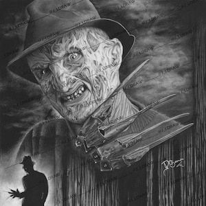 Portrait of Freddy Krueger - A Nightmare on Elm Street