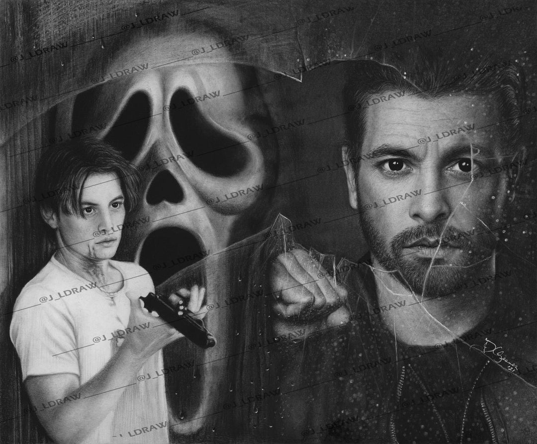 Portrait of Skeet Ulrich Billy Loomis Aka Ghostface scream FP Jones