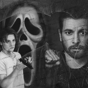 Portrait of Skeet Ulrich - Billy Loomis aka Ghostface (Scream) - FP Jones (Riverdale)