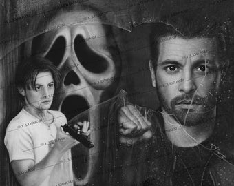 Portrait of Skeet Ulrich - Billy Loomis aka Ghostface (Scream) - FP Jones (Riverdale)