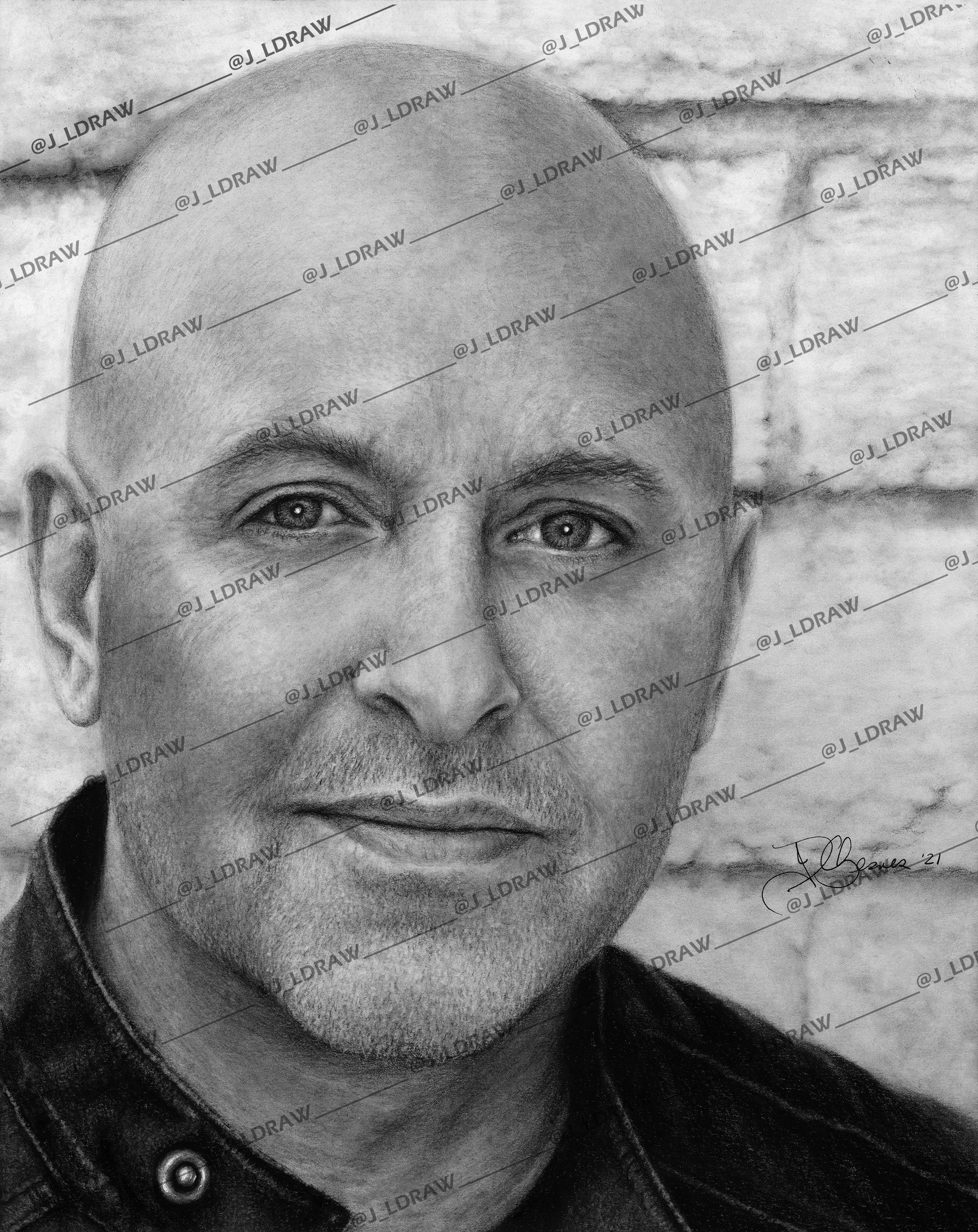 Portrait of Pastor Bobby Brown - Karate Kid - Cobra Kai - Ron Thomas