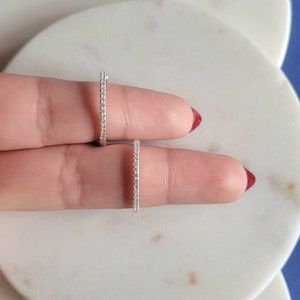 925 Sterling Silver Cubic Zirconia Huggie Hoop Earrings, Silver CZ Huggie Hoops, Push Back Huggie Earrings, Huggie Hoop Style Earrings -BE2