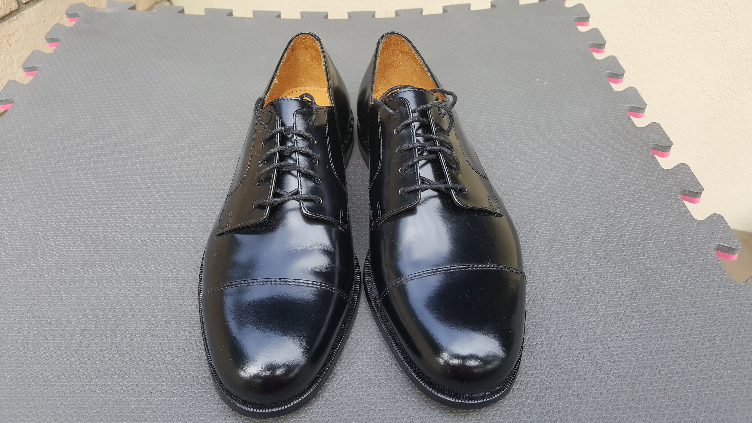 Cole Haan C02701 Lexington II Black Cap Toe Lace-up Oxfords  display picture 2