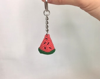 Watermelon Slice Keychain