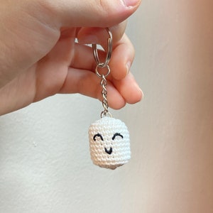 Marshmallow Keychain