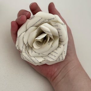 Book Page Roses