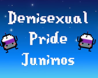 Demisexual Pride Junimos from Stardew Valley | Twitch Emotes