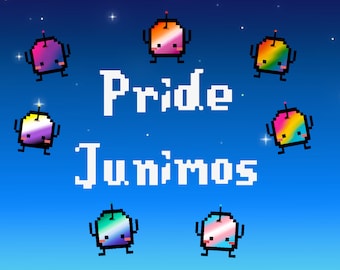 Pride Junimos from Stardew Valley | Twitch Emotes