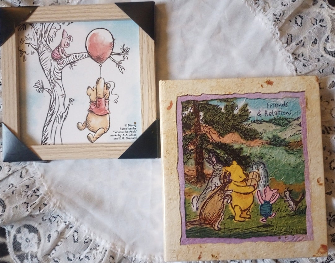 Winnie the Pooh Wall Hanging and Refillable Address Book Etsy