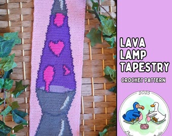 Lava Lamp Tapestry Crochet Pattern [DIGITAL PDF]