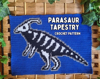 Parasaur Dinosaur Tapestry Crochet Pattern [DIGITAL PDF]
