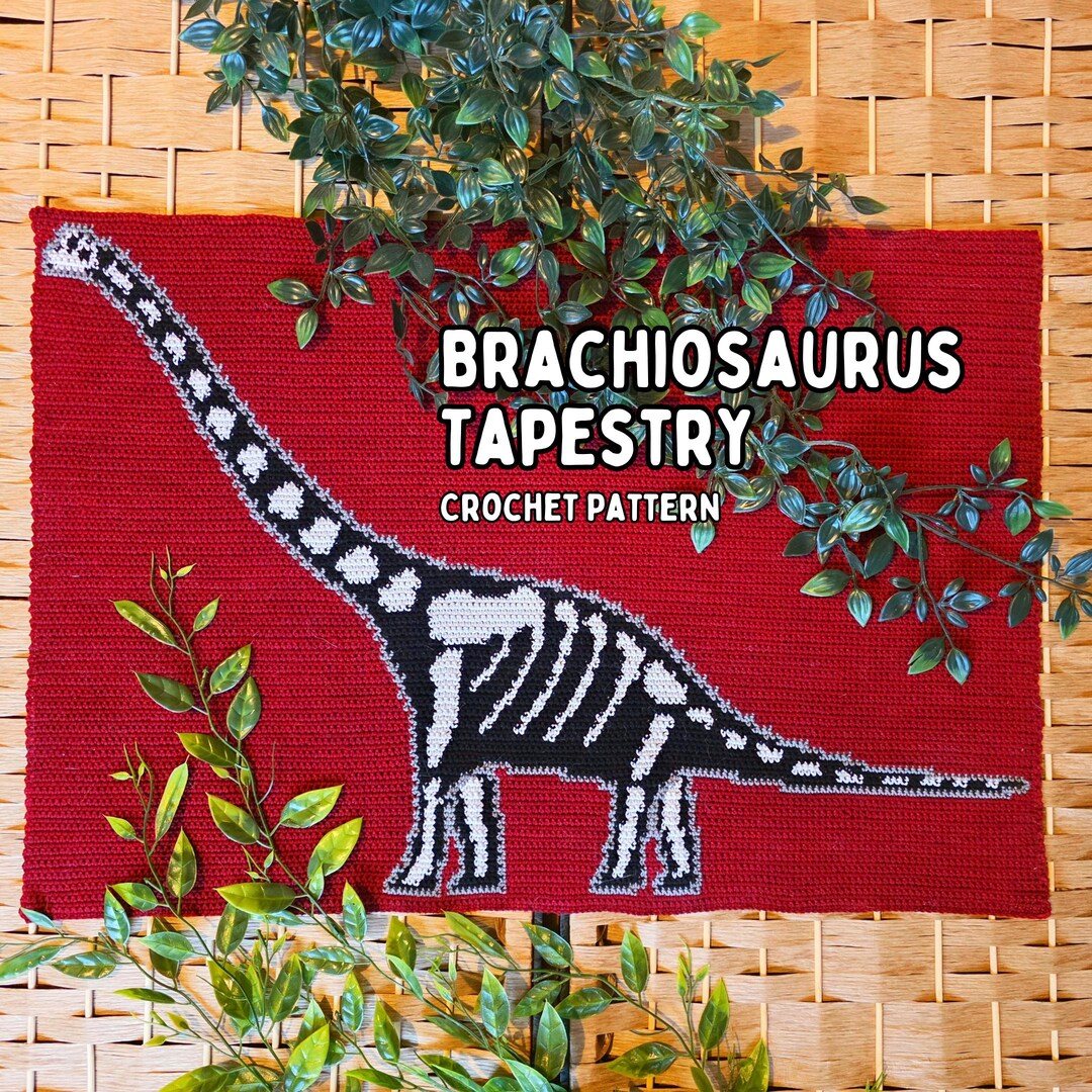 Brachiosaurus Dinosaur Tapestry Crochet Pattern [DIGITAL PDF] - Etsy