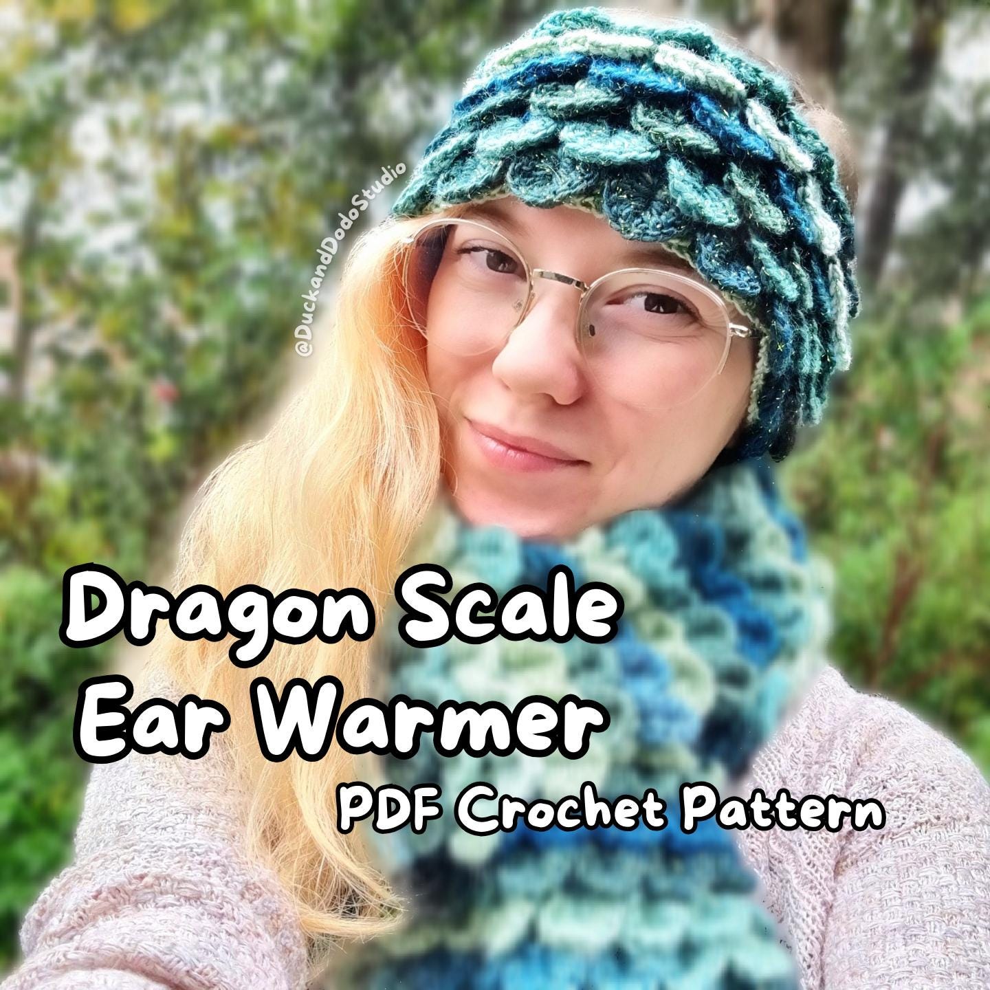 40 Dragon Scale Crochet Patterns: Unleash Your Creativity with Unique Designs! 24 Dragon Scale Crochet Ear Warmer