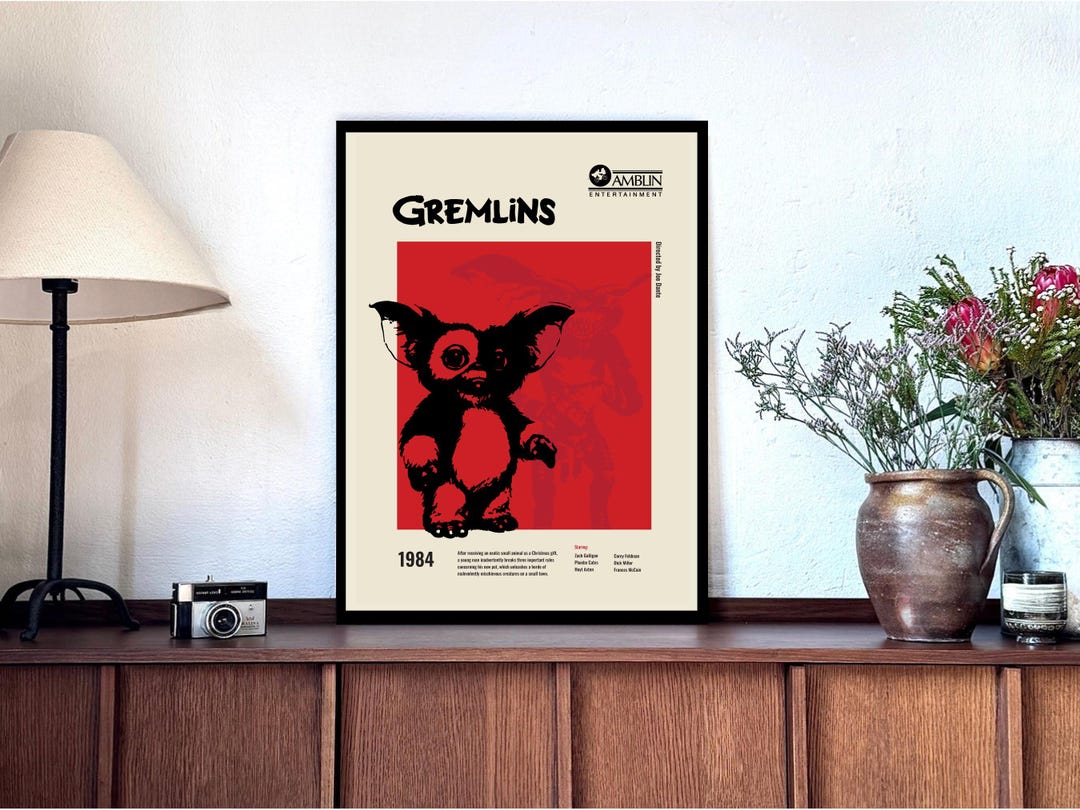 Gremlins Movie Poster | Wall Art | Digital Download - Etsy