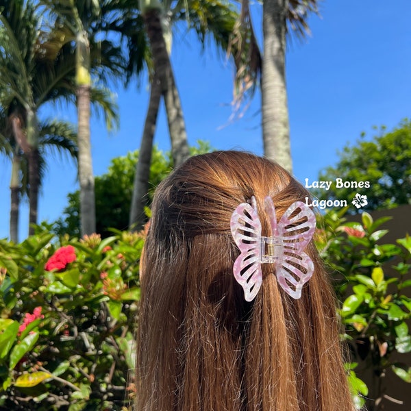 Butterfly claw clips| fairycore, it girl aesthetic, hair accessories, Pinterest inspired, coconut girl