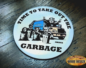Trump "Take Out the Garbage" Challenge Coins (2-Pack)