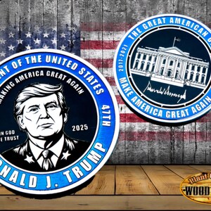 47th President of the United States President Donald J. Trump Challenge Coin