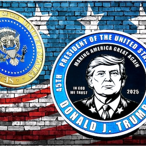 47th President of the United States President Donald J. Trump Challenge Coin