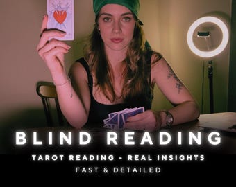 Same Day Blind Tarot Legung: Liebe & spiritueller Rat (PDF)