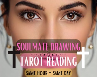 Soulmate Drawing & Tarot Reading: Same Day Psychic Guidance (PDF)