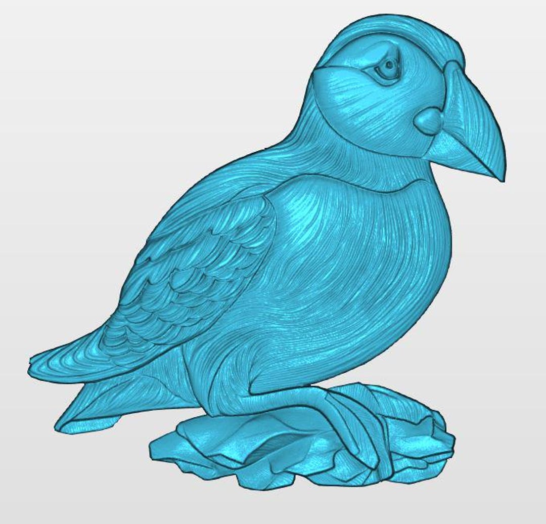 Puffin Bird STL File - Etsy