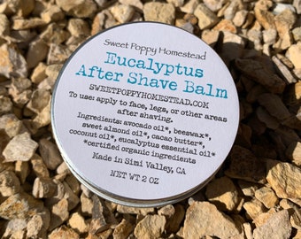 Eucalyptus After Shave Balm | Organic After Shave | Zero Waste