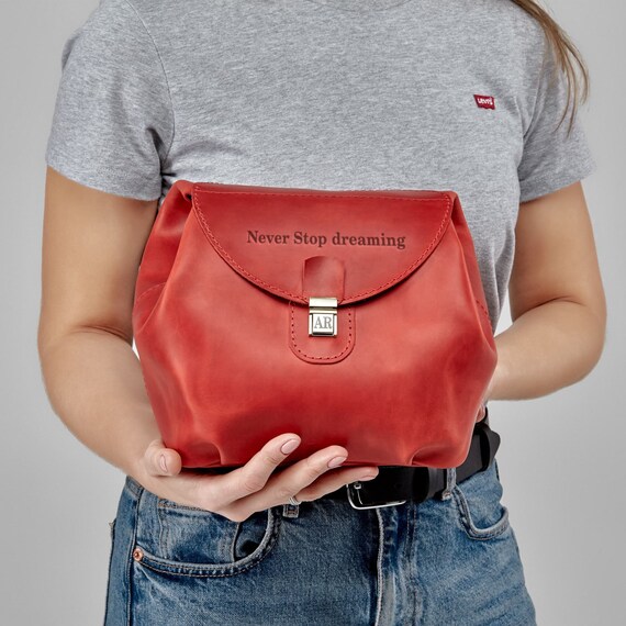Damen Schminktasche Aus PU-Leder – Faultier-Muster, Mit Reißverschluss, 5 Innentaschen, 23x14x14 Cm