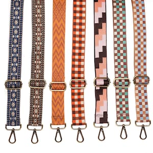 Durable Replacement Bag Straps, Long-Lasting Bag Straps, Vintage Style Pattern Crossbody  Patterned Strap, Shoulder Strap, Fabric Bag Strap