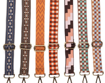 Durable Replacement Bag Straps, Long-Lasting Bag Straps, Vintage Style Pattern Crossbody  Patterned Strap, Shoulder Strap, Fabric Bag Strap