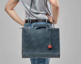 Frauen Echtleder Aktentasche, Computer Tasche, Bürotasche für Frauen, 14 "/ 15" / 16" Laptoptasche, Echtleder Portfolio Tasche, Geschenk für Sie