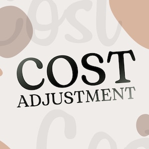 Cost Adjustment