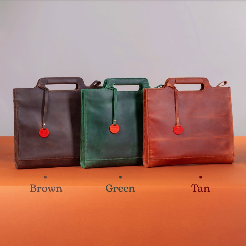 Custom laptop bag, personalized laptop bag, leather laptop bag, 15 MacBook bag, MacBook laptop bag, briefcase for laptop, personalized bag image 9