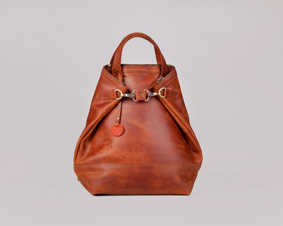 Custom backpack leather bag, leather backpack purse, women tote bag backpack, laptop backpack tote, laptop bag purse, 13" laptop tote bag
