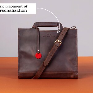 Custom Laptop Bag, Personalized Laptop Bag, Leather Laptop Bag, 15 ...