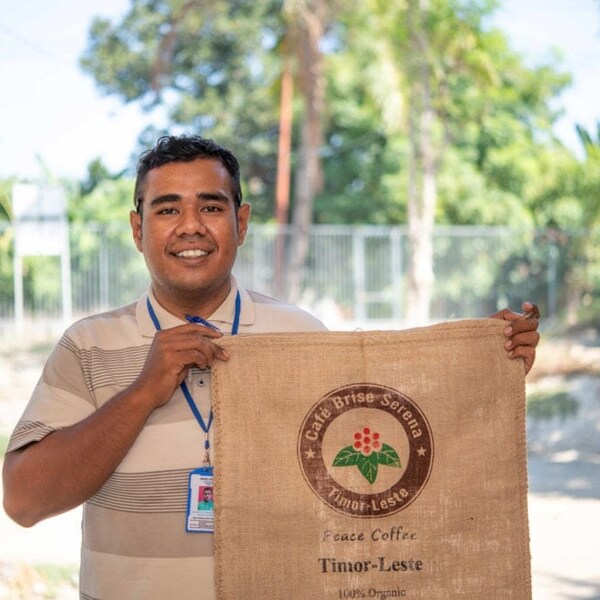 Timor-Leste Fair Trade Organic Whole Bean Coffee Roasted Dark