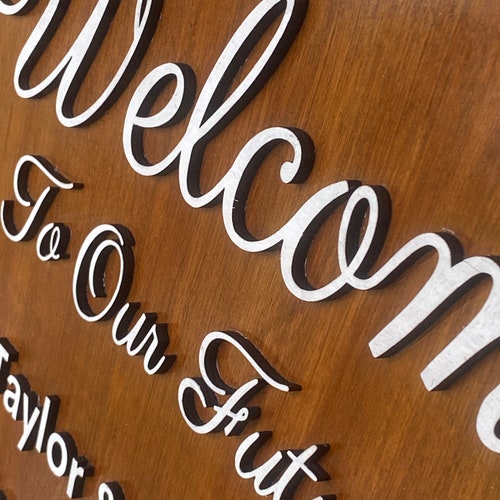 Wedding Heart shops Welcome Sign