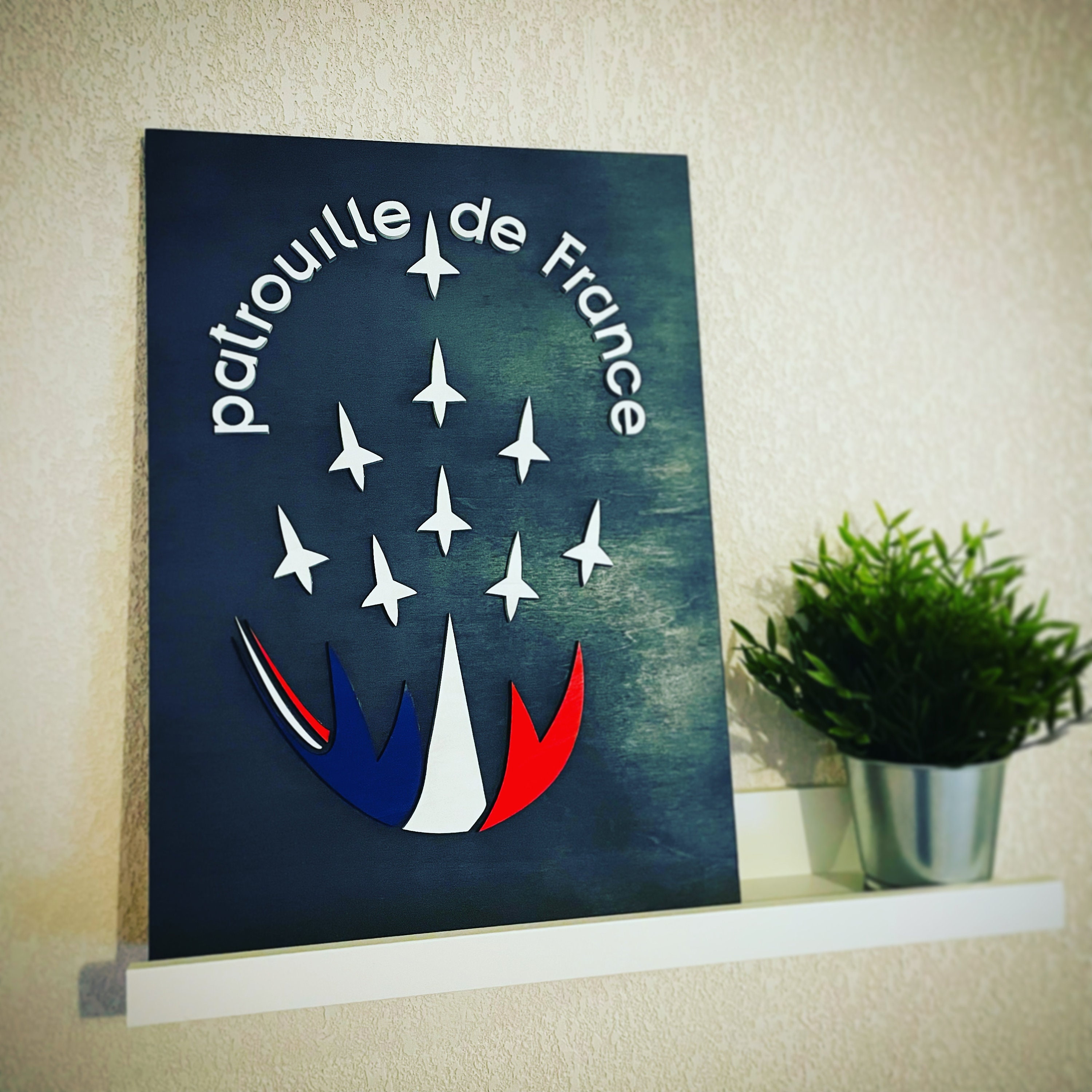 Patrouille de France 3D en Bois