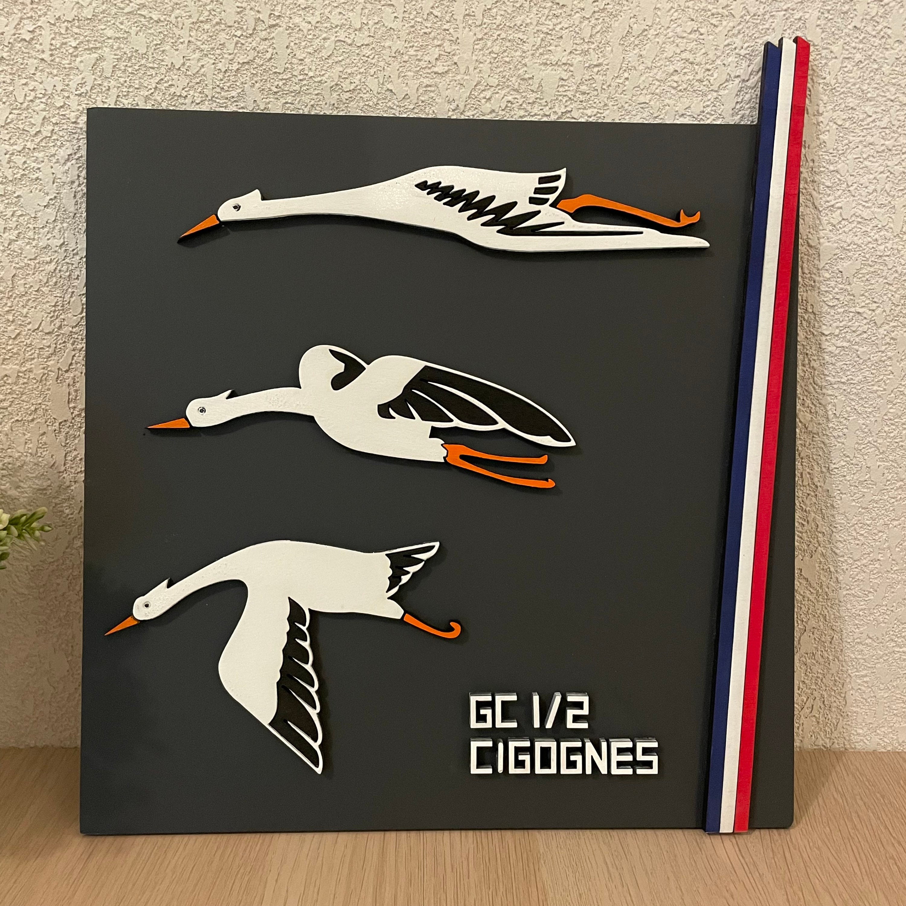 Cigognes Du Gc 1/2 3D en Bois