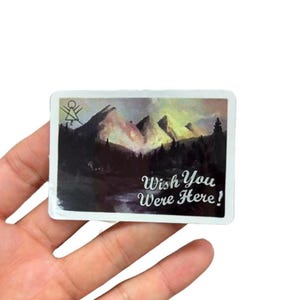 Sticker vinyle imperméable pour carte postale, Yellowjackets