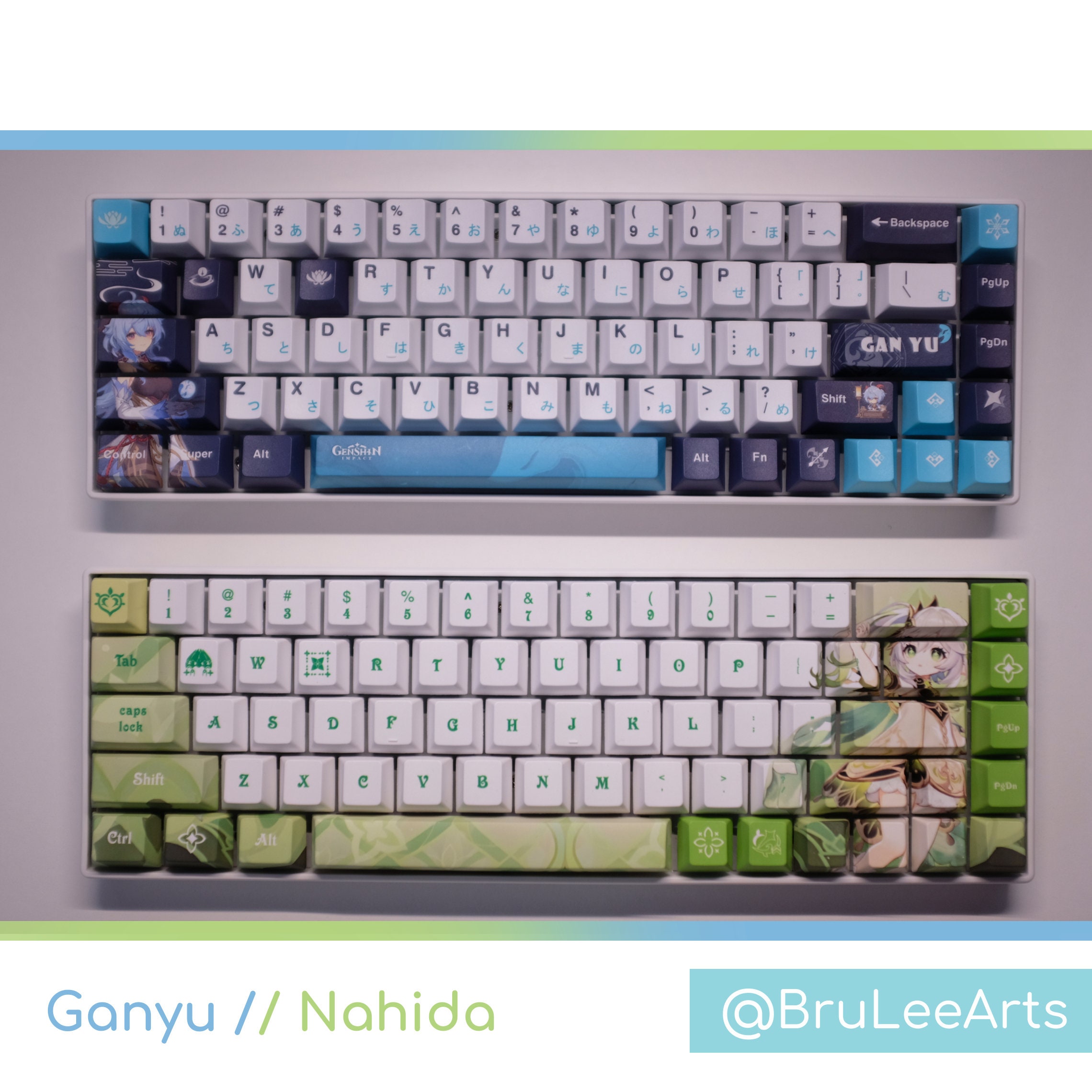 Custom Built Genshin Impact Keyboards Etsy UK